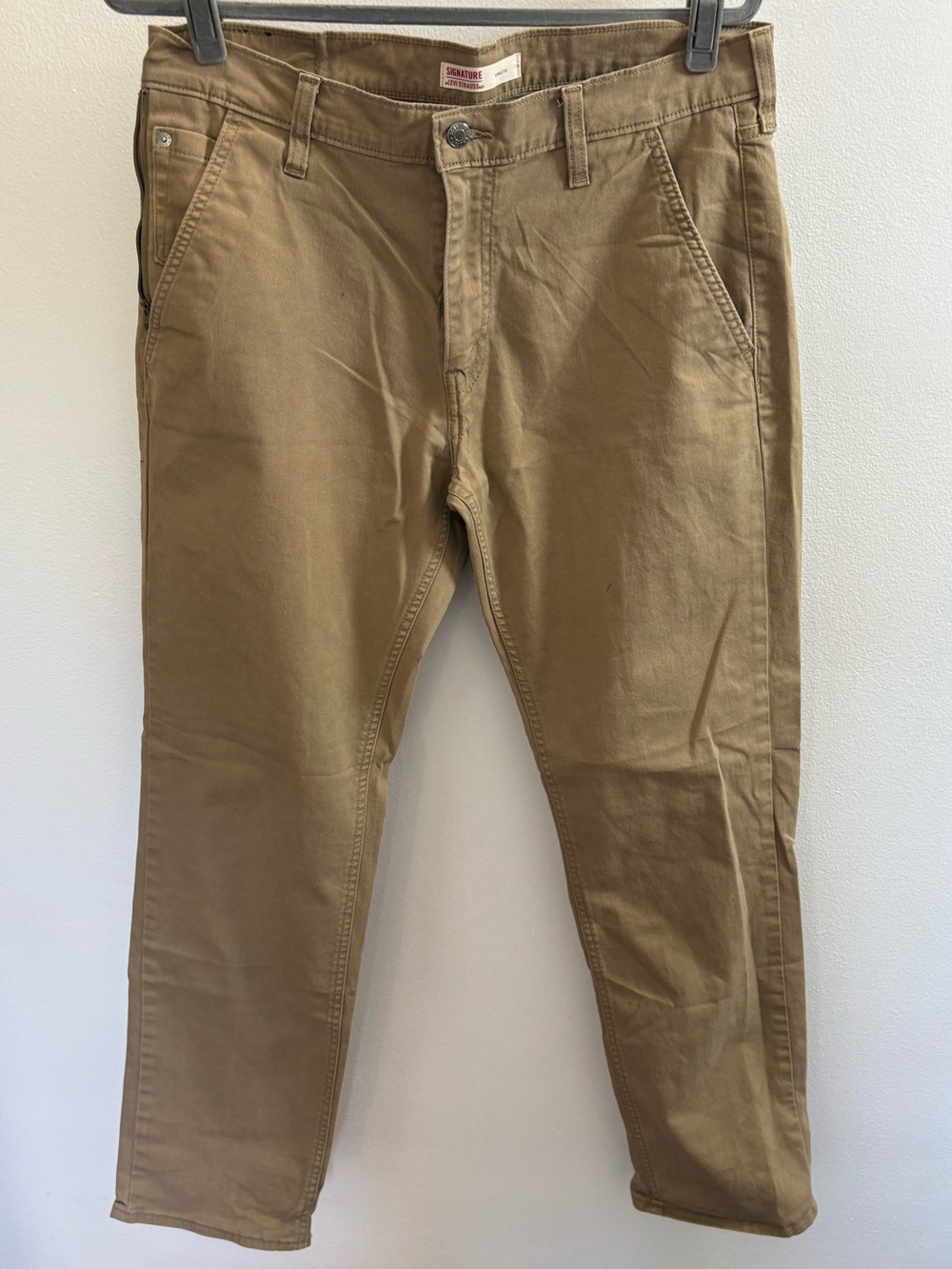Levi Strauss Signature Tan Athletic Fit Jeans 34/34